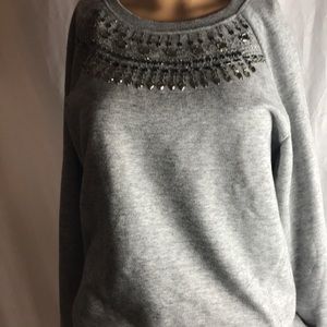 COPY - BCBG jeweled sweat shirt